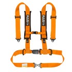 New Orange 4 Point Harness 2  Seat Belt For Polaris Can-am Kawasaki Atv Utv