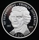 2000 Republic Of Liberia  20 Silver Proof Coin -  999 Silver  p0160 