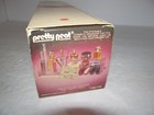 Vintage 1982 Pretty Neat Cosmetic Organizer Clear Plastic Make Up Holder New