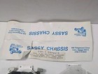 Vintage Sassy Chassis Frame chassis For Rc Remotecontrolled Car Truck Rare 