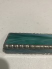 Vtg Stained Glass And Glitter Wand Kaleidoscope Teal Glass