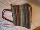 Sak Crochet Handbag Purse Colorful Blend