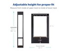 Petsafe Sliding Glass Pet Door  Doggie Door 8-1 4 X 12-3 16 Flap Opening - M