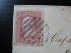 United States Sc   65 On 1862 Civil War 85th Regiment Cover W  Fancy Cancel 