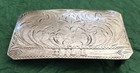 Vintage Western Ss Vista Ca Usa Sterling Silver Engraved Name Bill Belt Buckle