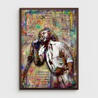 Warren Zevon 13x19in Poster Warren Zevon Art Free Shipping Us