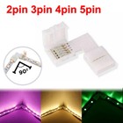5pcs Solderless Corner Connector Adapter For 5050 3528 Rgb 5630 Led Strip Light