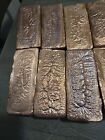 10lbs Hand Poured Pure Copper Ingot Bar No Less Than 9lbs 10oz
