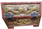 Antique Neo Gothic Wood Carved Gothic Style Painted Early 1800 s
