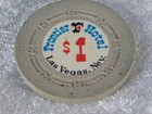 Vintage 1960 s 1  Frontier Hotel Las Vegas Casino Poker Chip