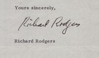 Richard Rodgers - Typed Letter Signed 07 01 1975
