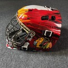 Franklin Goalie Mask Youth Osfm Red Chicago Blackhawks Nhl Street Hockey Gfm 100