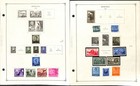 Romania Stamp Collection On 35 Scott International Pages  1949-1957  bj 