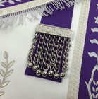 Masonic Blue Lodge Past Master Apron Purple With Machine Embroidery