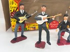     rare 1960s Beatles Swingers Music Set In Original Box Vtg Toy Figure Model    