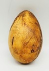 Wood Spalted Egg Jumbo Hand-turned 5    Vintage Large Wooden Decor