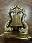 Vintage Brass Figural Dolphin Submariners Koi Fish Nautical Navy Ships Bell