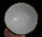 Fine Old Chinese  ding  Kiln Hand Carving Dragon White Glaze Porcelain Bowl