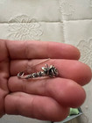 925 Sterling Silver Rose Vintage Pin Brooch