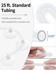 Pawfly Aquarium 25 Feet Airline Tubing Standard Air Pump 2 X 25 Ft 