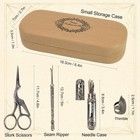 Vintage Embroidery Scissors Kit  Fancy Needlework Set With Crane Stork Shear    