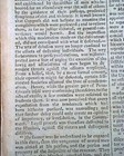 1st U s  President George Washington State Of The Union Address 1794 Newspaper