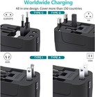 Travel Adapter Worldwide All In One International Universal Power Adapter Plug