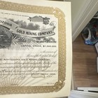 The Montrozona Gold Mining Company Stock Certificate Cripple Creek  Co No  361