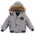 Jacket For Boys Winter Hooded Zipper Warm Casual Baby Velvet Thick Coats Kids