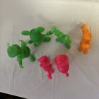 Louis Marx   Co Plastic Walt Disney Figures Lot Of 6 Usa Made Vintage 1970s