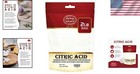 Citric Acid 2 Lb Bag - 100  Pure  Food Grade   Non-gmo - Citric Acid Powder F   