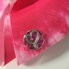 Jojo Siwa Jojo Siwa Large Cheer Hair Bow Pink Tie Dye Ribbon 8  Bow Brand New