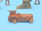 Vintage Lot Of  6  Barclay Manoil  Lead Anti-aircraft Gun Ww1 Toy Soldier 1930s