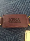 Xena Warrior Princess - 90s Brown burgundy Leather Keychain-new Rare