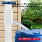 Downspout Diverter  Rainwater Diverter Fits For 3 x4  Oversize Downspout And 2 x