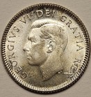 1952 Canada Silver 10c Canadian 10 Cents Coin Uncirculated
