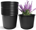 1   2  3 5 7 10 15 20 Gallon Plastic Nursery Pots Garden Plant Flower Pot