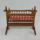 Vintage Concord Miniature Dollhouse Colonial Cradle With Accessories Lot Of 6