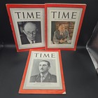 Vintage 1940 Time Magazine Lot  15 Issues  Wwii Military History   Politics