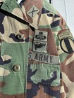 Us Army Ranger Woodland Pattern Coat  Pants  Cap  Nylon Belt  Pack  Flashlight