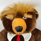 Nwt Trumpy Bear Deluxe Original 22  Plush Zipper American Flag Donald President