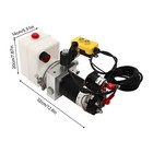 Electric Hydraulic Pump Single Acting Dump Truck Hydraulic Pump W relief Valve