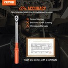 Vevor Torque Wrench Adjustable Torque Wrench 3 8  Drive 10-80ft lb 14-110n m