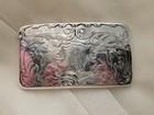 Victorian Sterling Calling Card Curved Case Griffins By Blackington 46 Gms