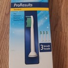Philips Sonicare Proresults Replacement Toothbrush Heads 3-pack Hx6013 White