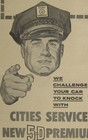 Vintage 1955 Cities Service Gasoline Gas Oil Newspaper Print Ad