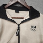 Olympic Brand Team Usa Olympics Full Zip Track Jacket Men   s Size Xl Tan Beige