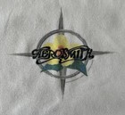 Vintage Aerosmith Logo Women   s Tank Top By Giant - White - Y2k