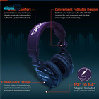 Th-02 Professional Studio Monitor Headphones  Wired Recording  Podcast