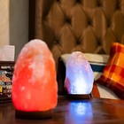 Himalayan Salt Lamp Therapeutic Crystal Rock Multi Color Salt Night Light